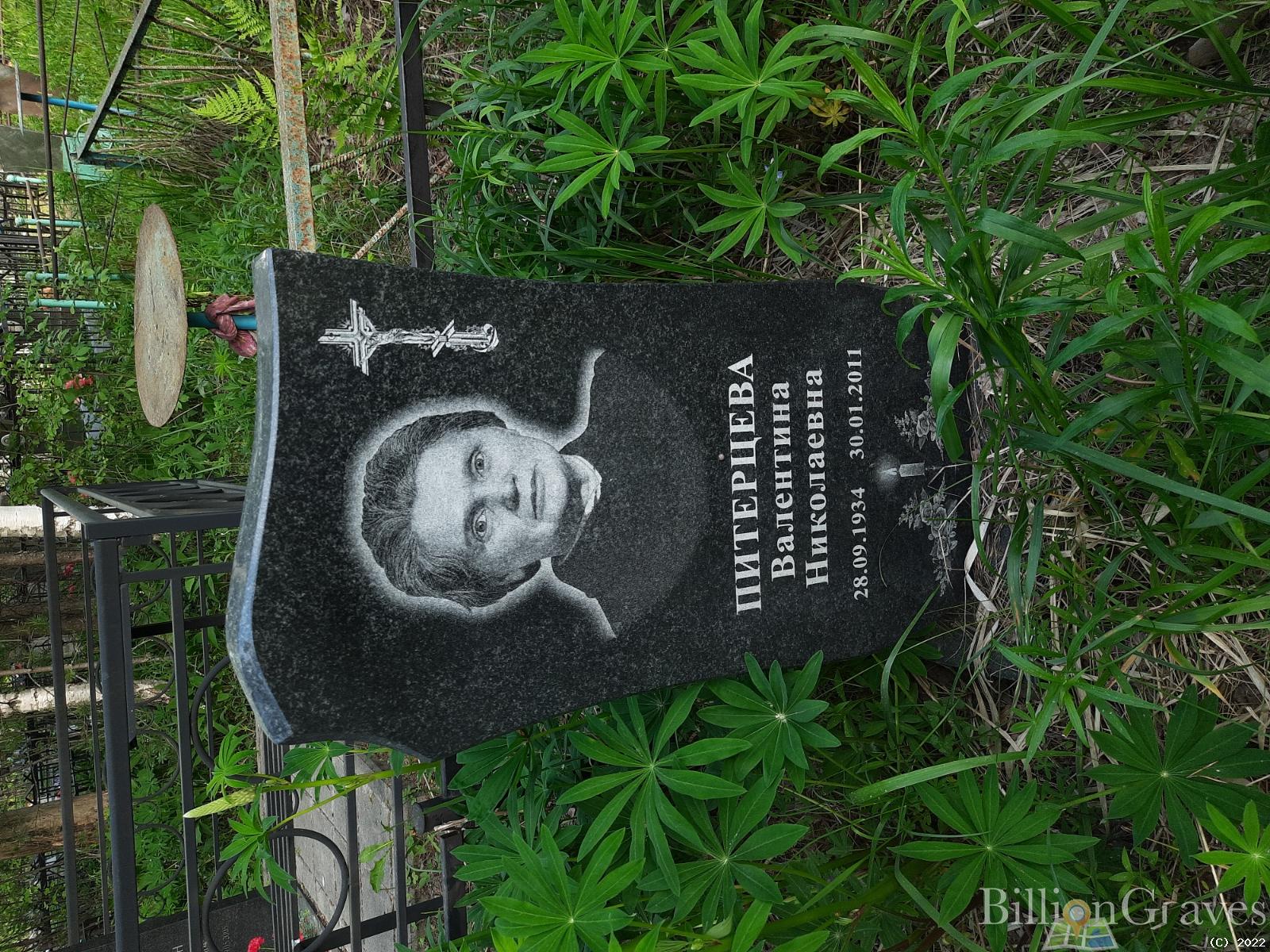 Питерцева Валентина Николаевна