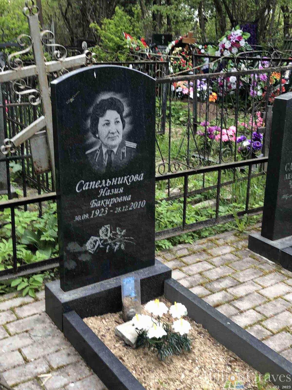 Сапельникова Назия Бакировна