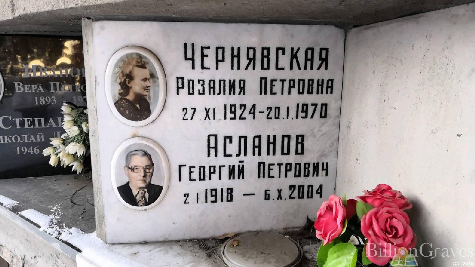Асланов Георгий Петрович