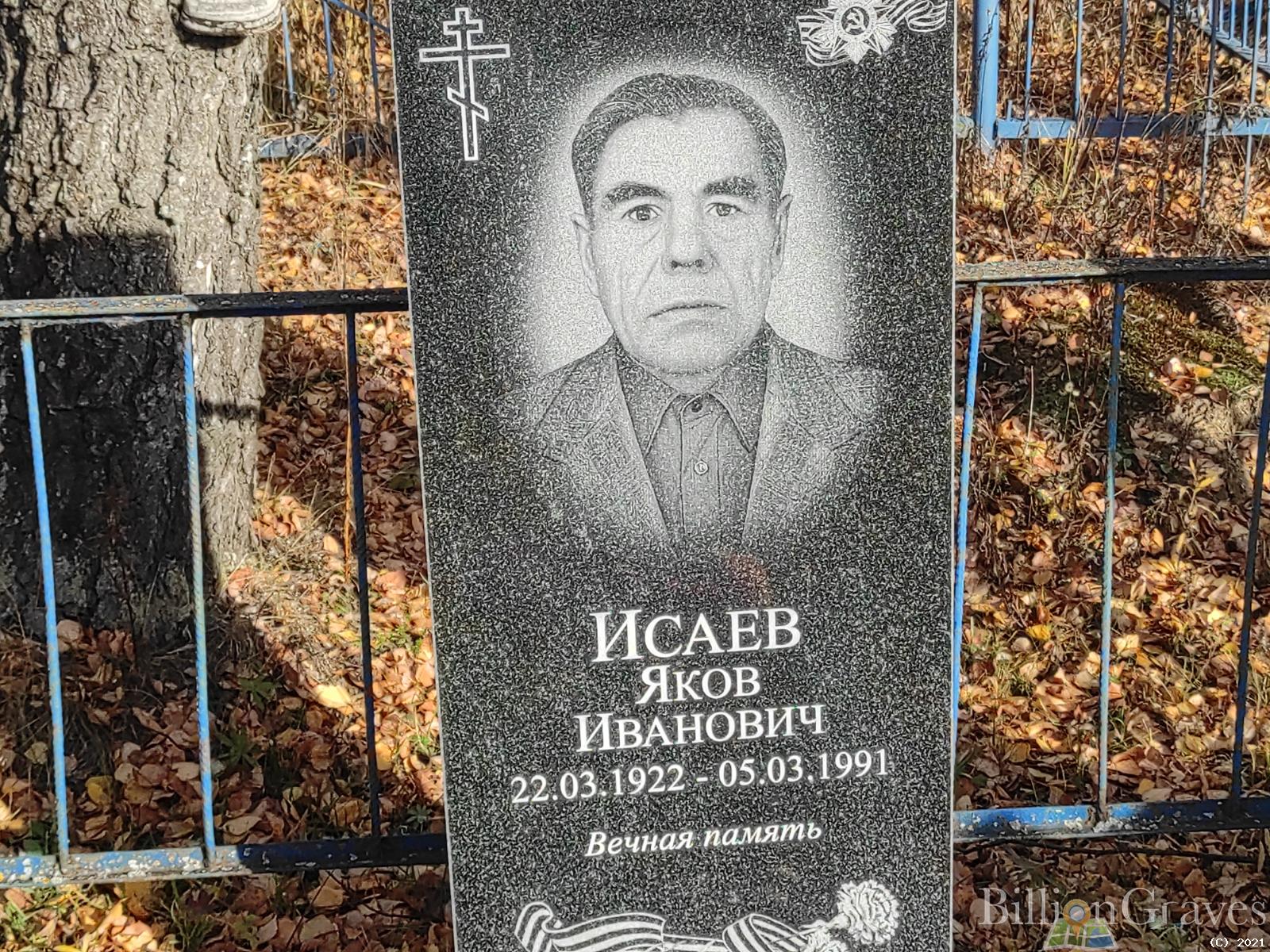 Исаев Яков Иванович