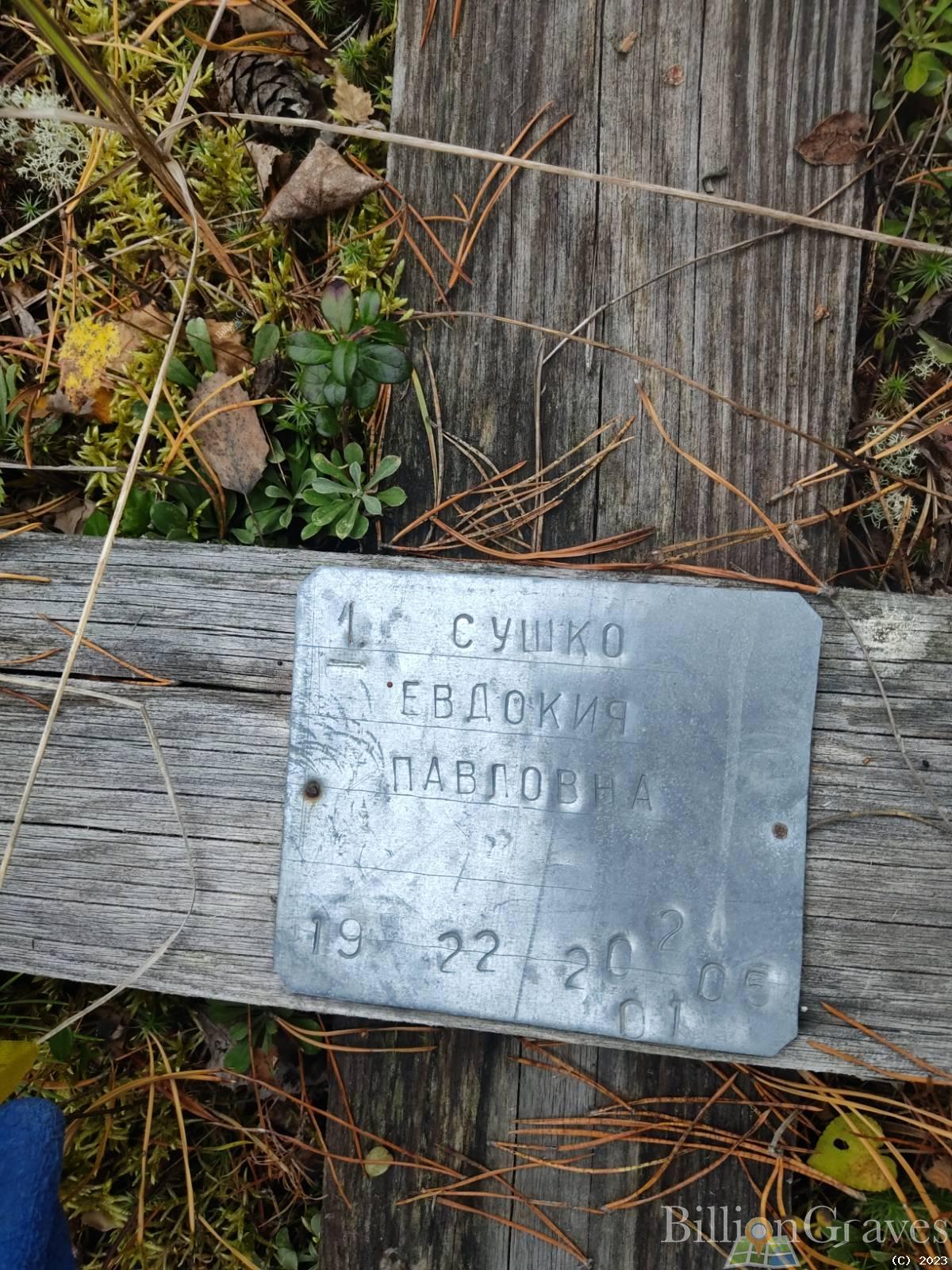 Сушко Евдокия Павловна