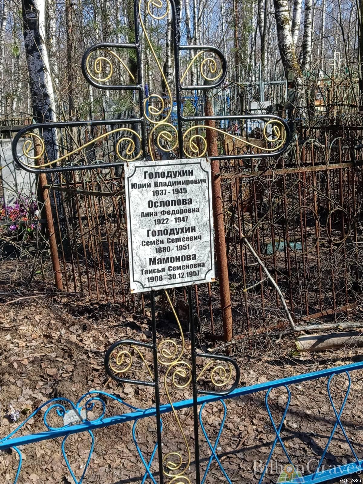Мамонова Таисья Семеновна