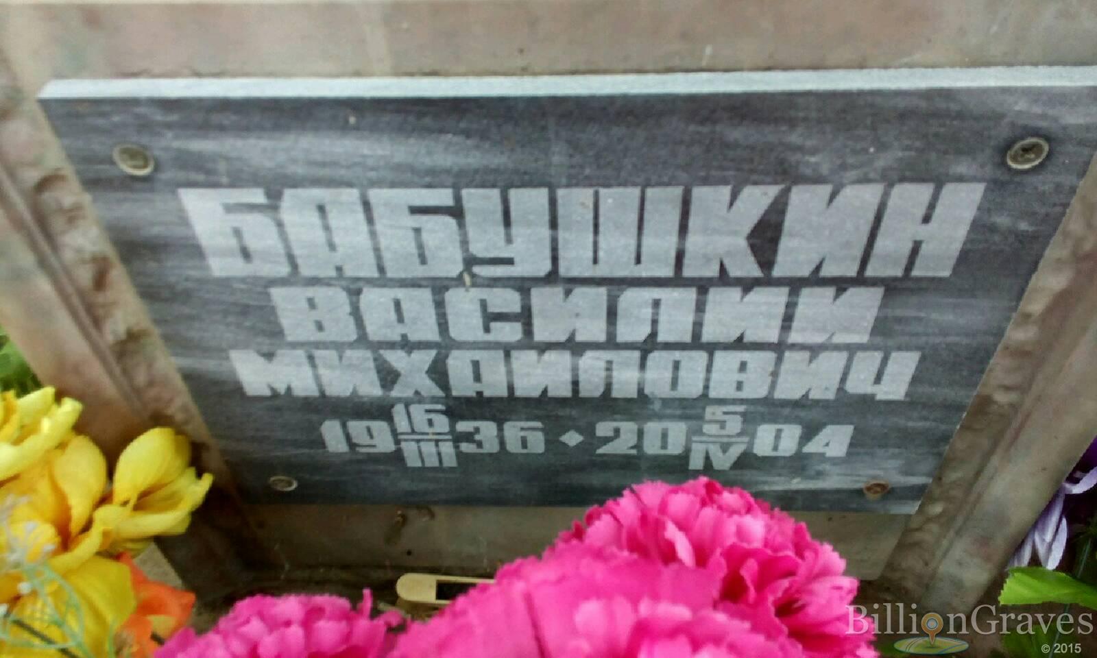 Бабушкин Василий Михайлович