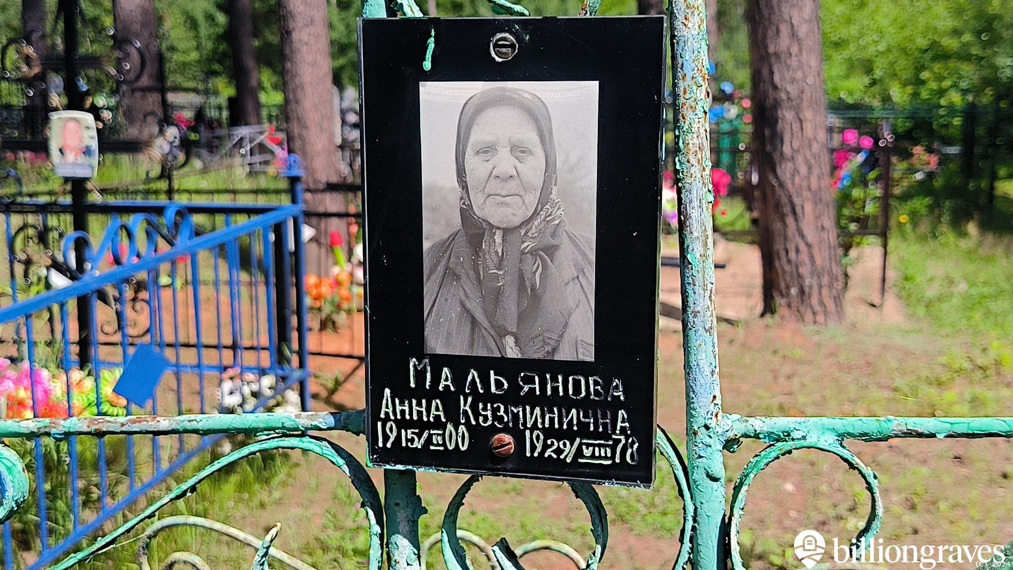 Мальянова Анна Кузминична