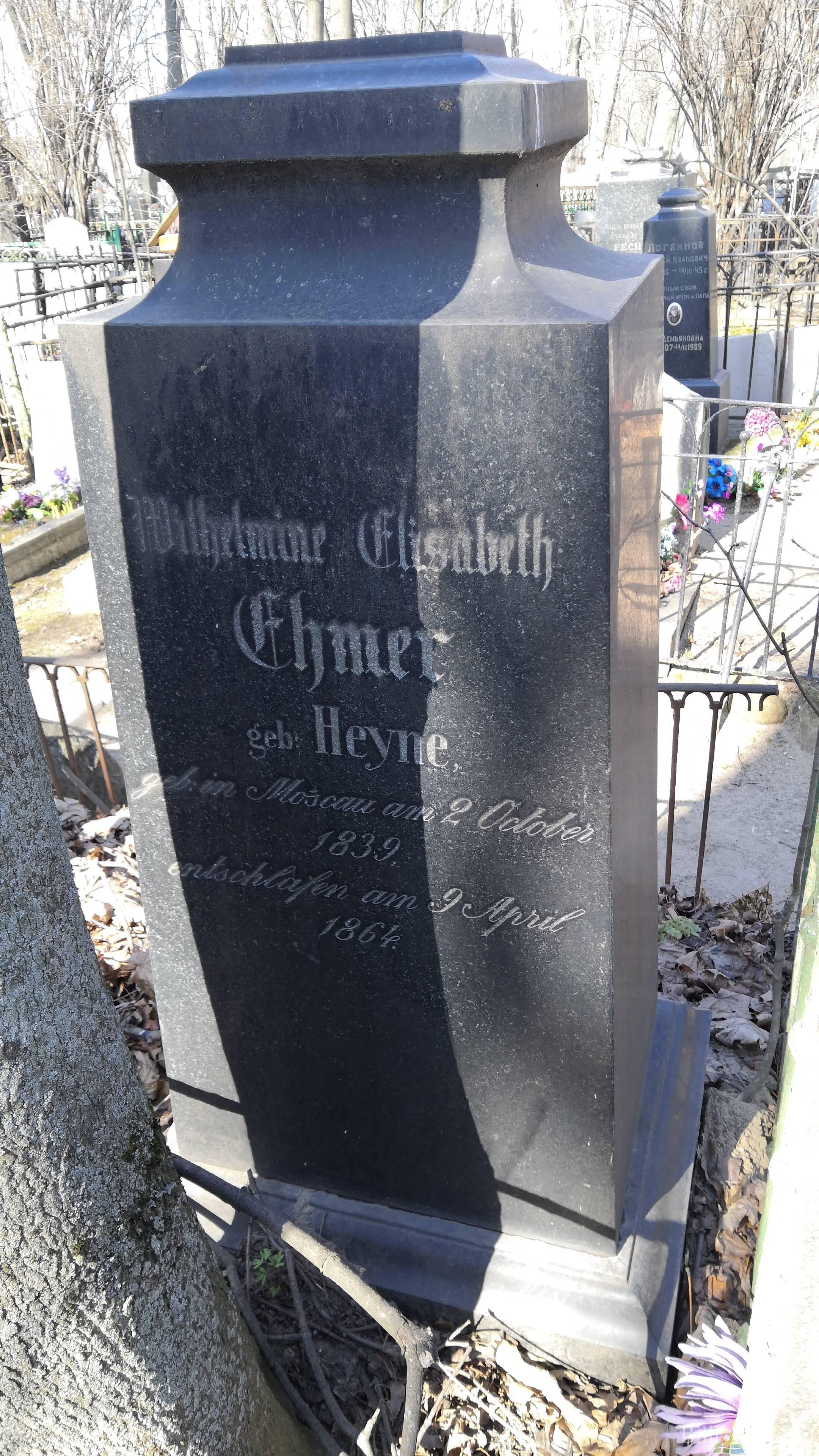 Ehmer Wilhelmine Elisabeth