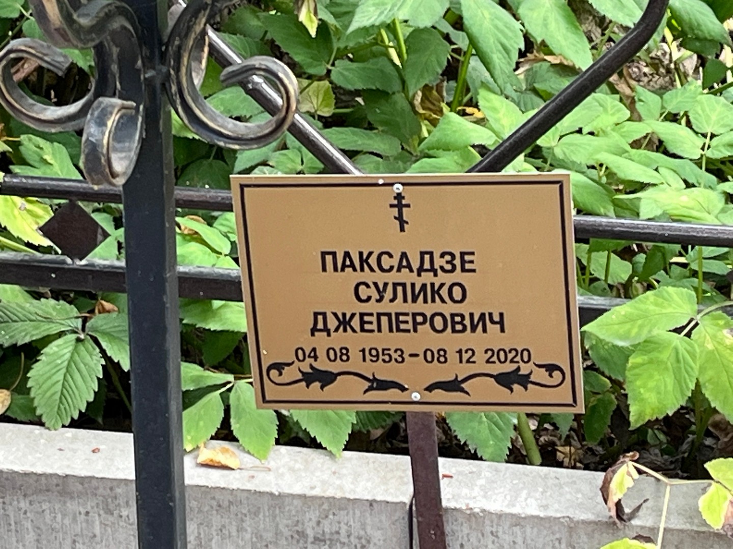 Сулико Паксадзе Джеперович