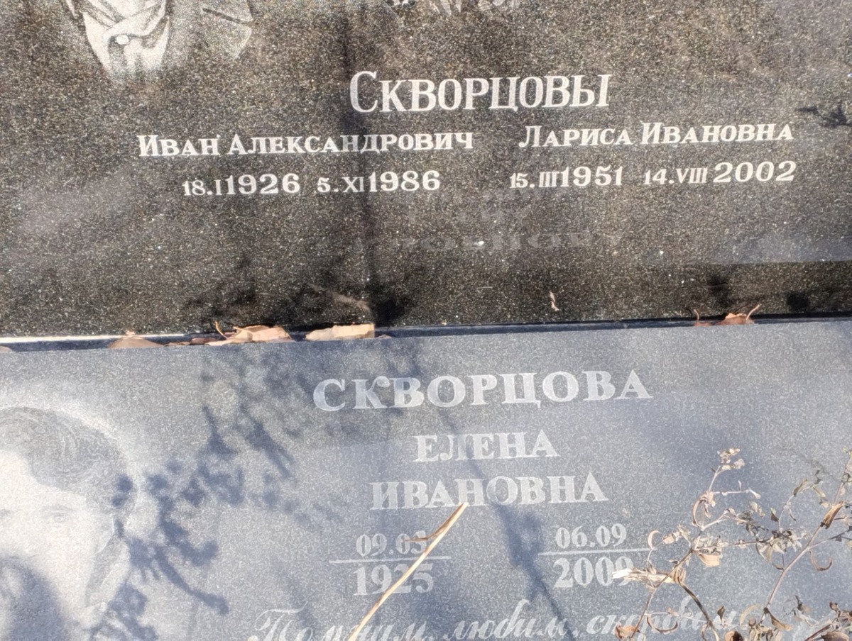 Скворцова Лариса Ивановна