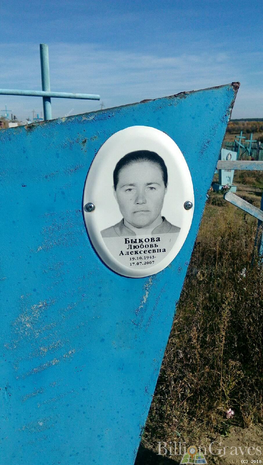 Быкова Любовь Алексеевна