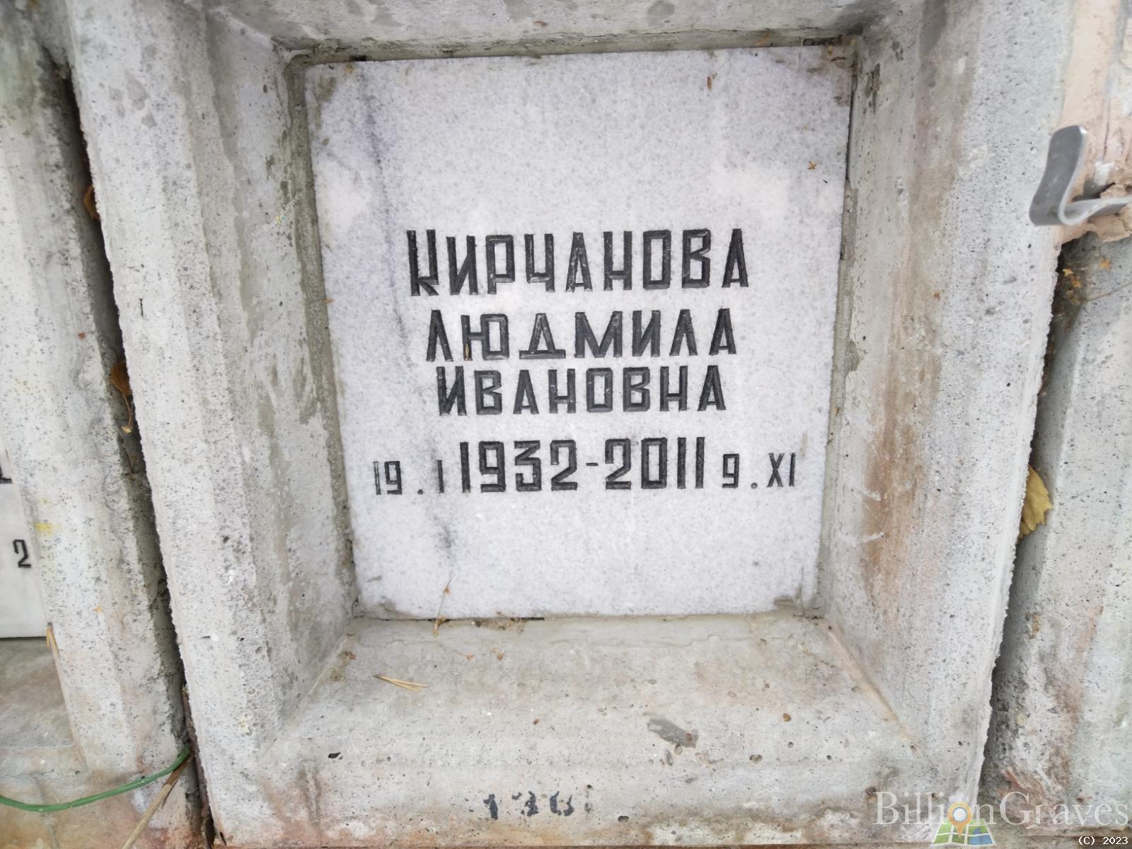 Кирчанова Людмила Ивановна