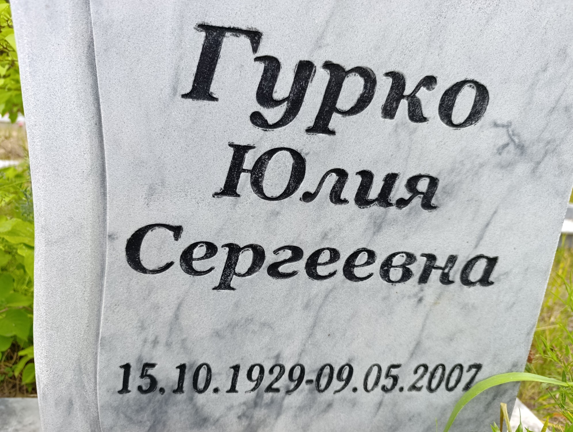 Гурко Юлия Сергеевна