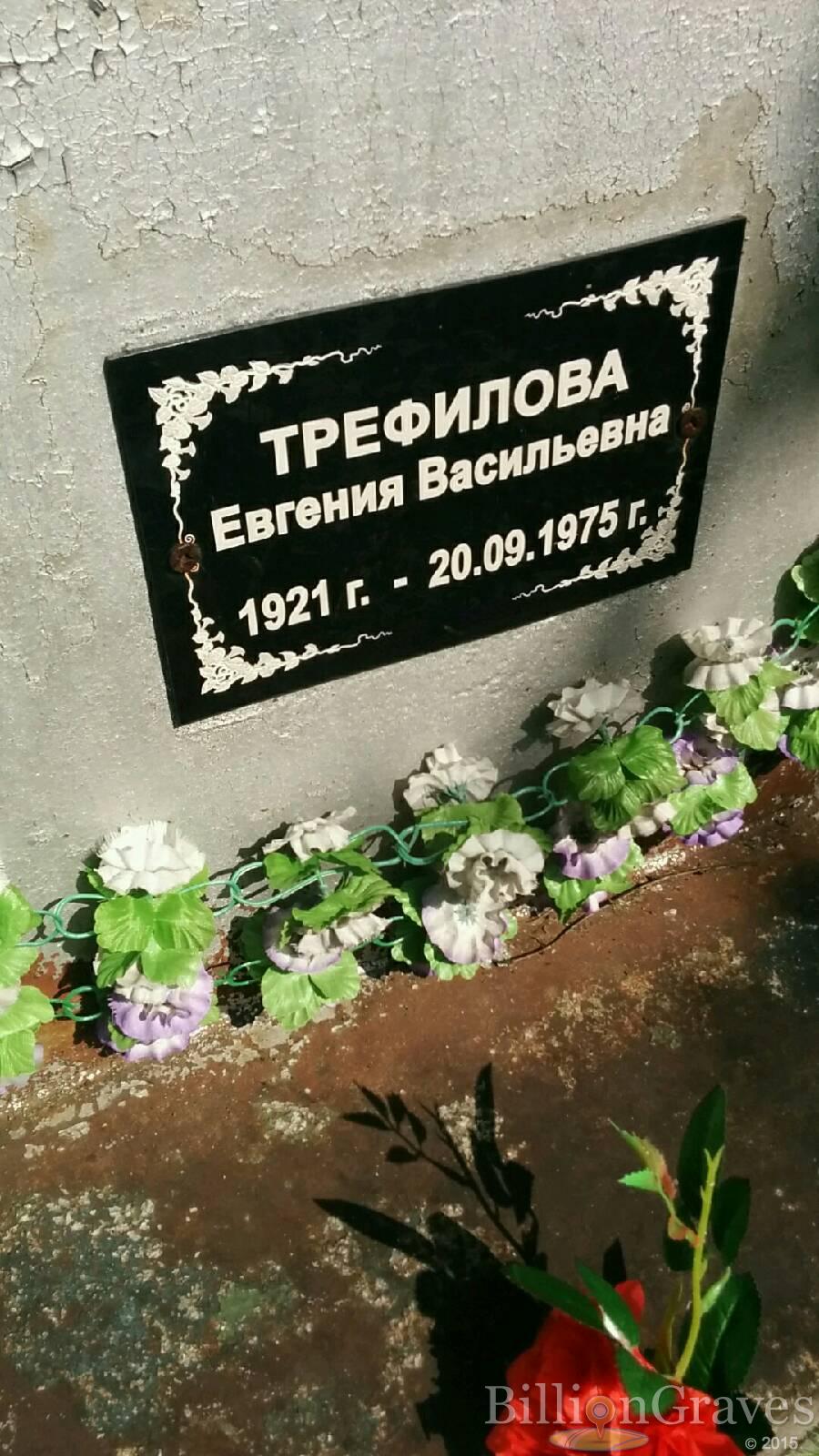 Трефилова Евгения Васильевна