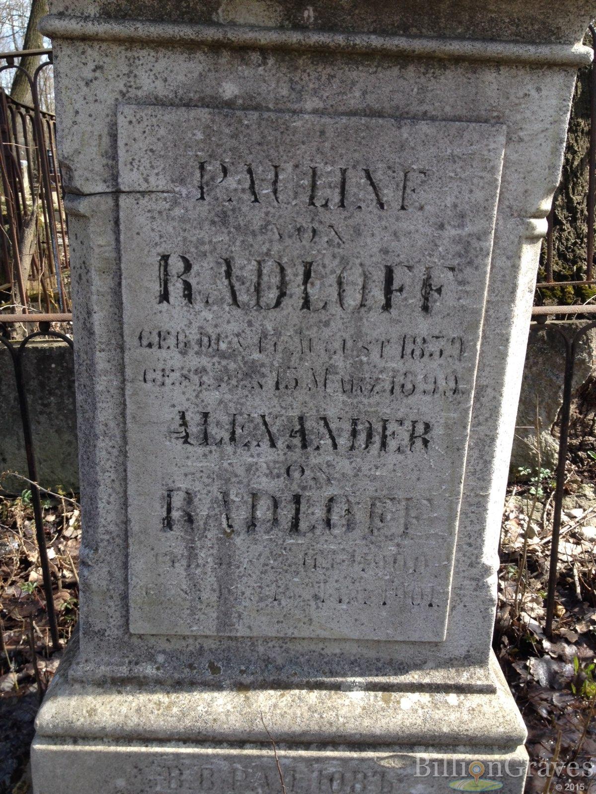 von Radloff Pauline