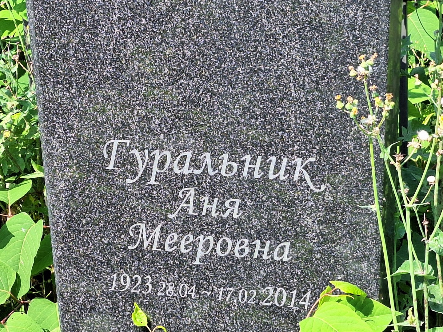 Аня Гуральник Мееровна