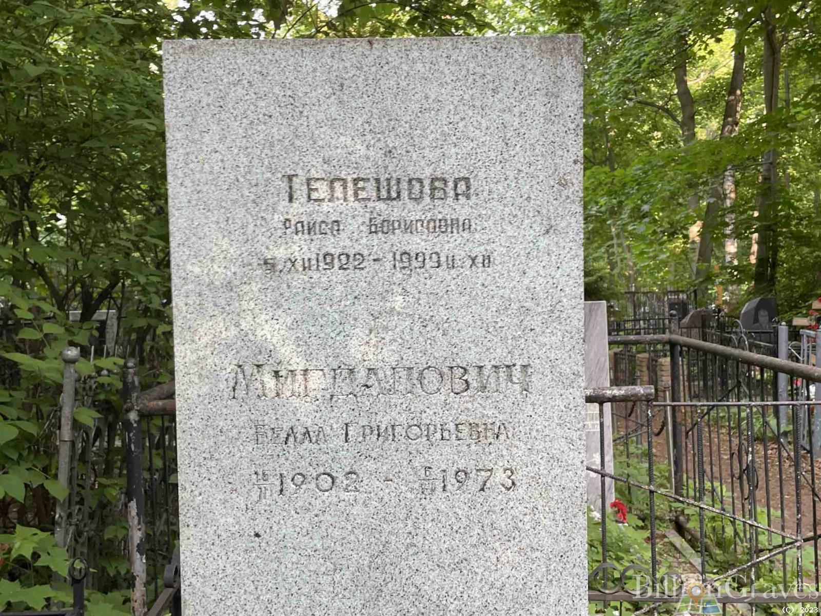 Мигдалович Белла Григорьевна