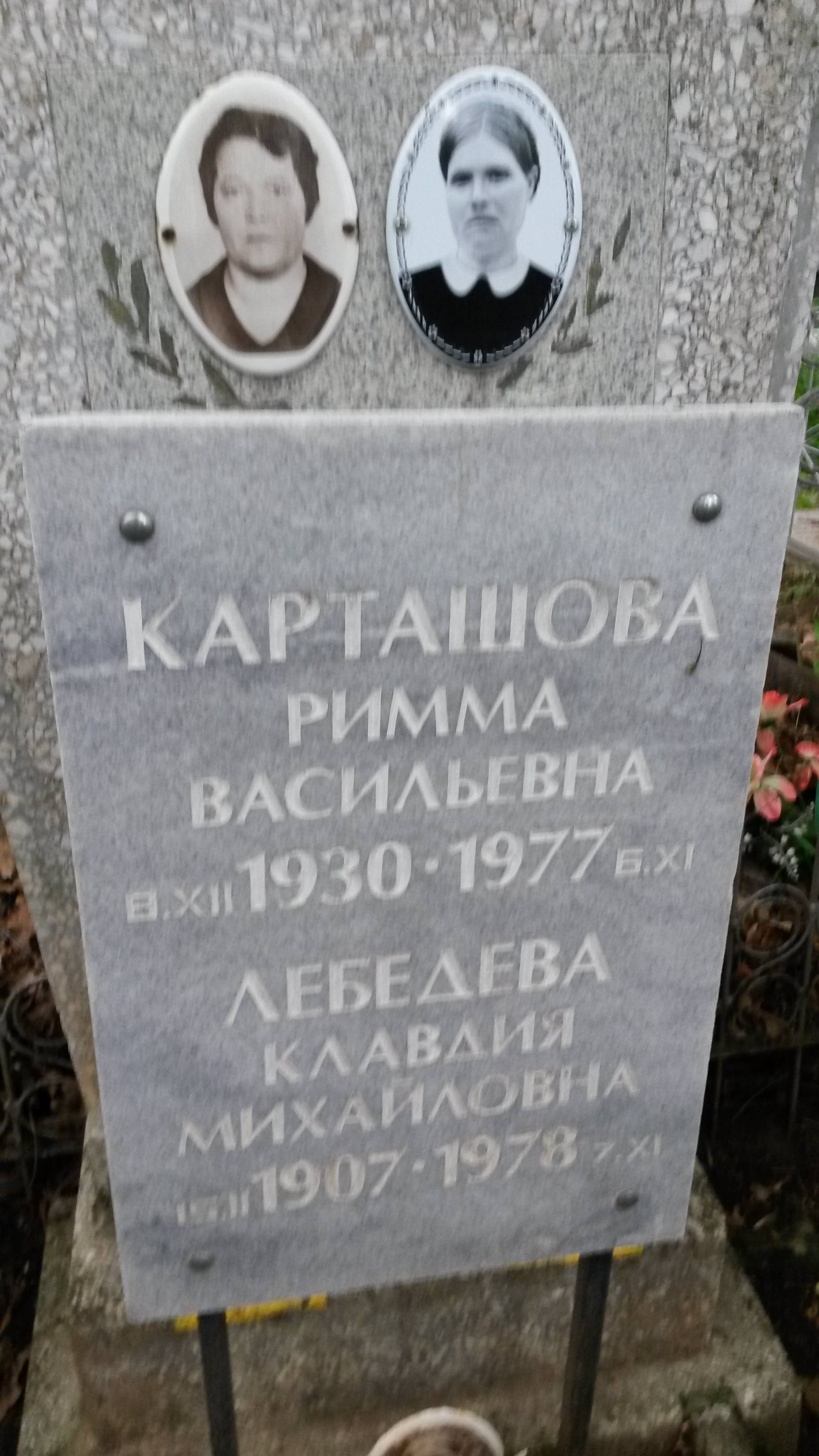 Карташова Римма Васильевна