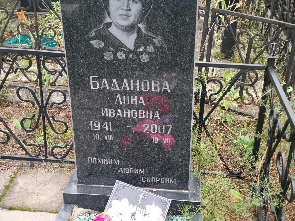 Баданова Анна Ивановна