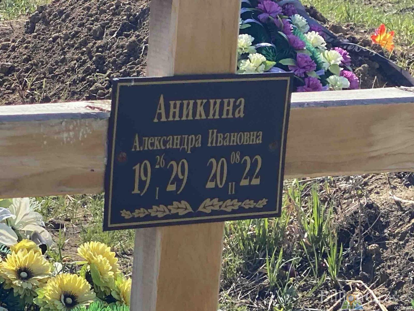 Аникина Александра Ивановна