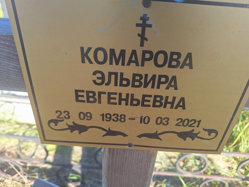 Эльвира Комарова Евгеньевна