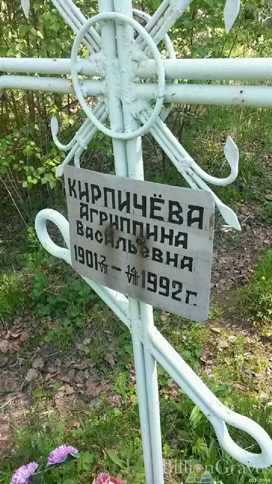 кирпичёва агриппина васильевна