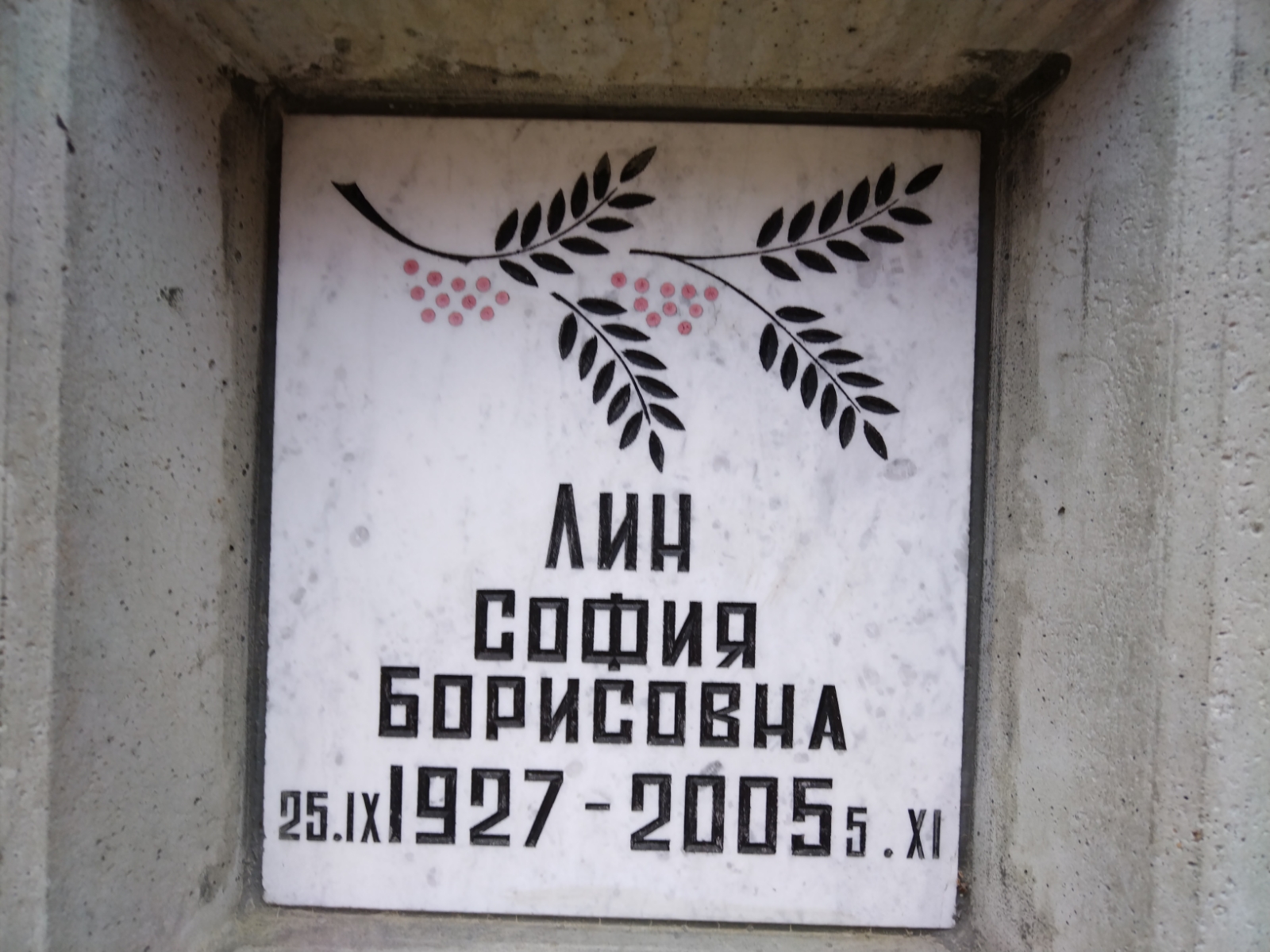 Лин София Борисовна