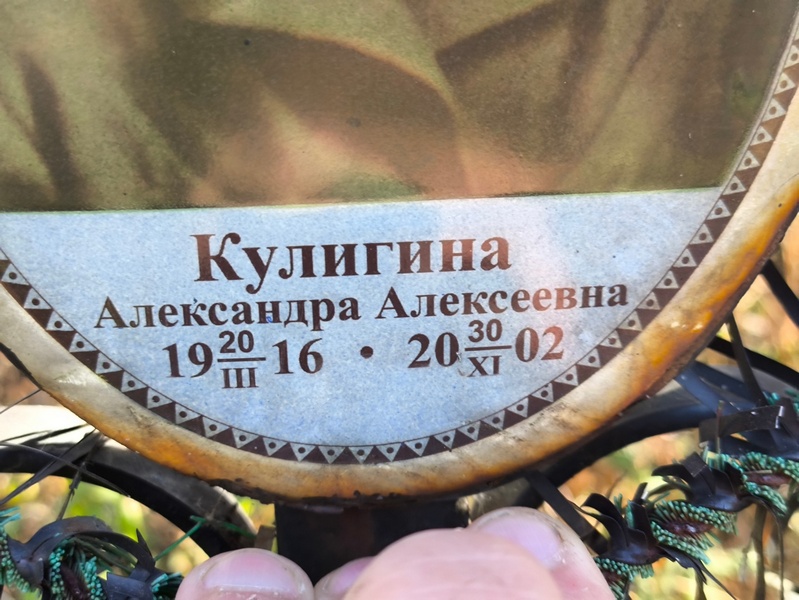 Кулигина Александра Алексеевна