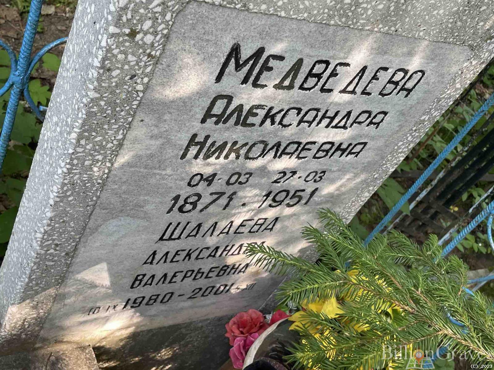 Медведева Александра Николаевна