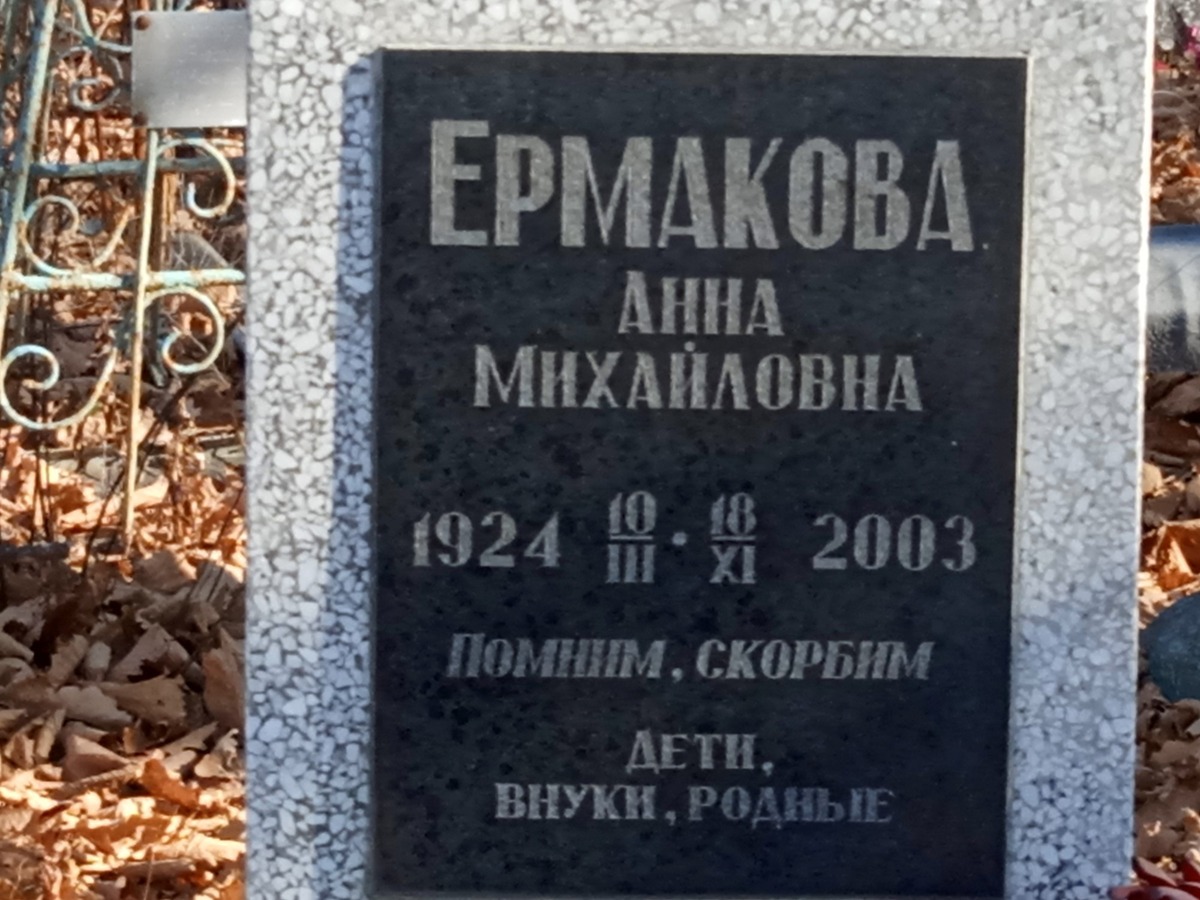 Ермакова Анна Михайловна