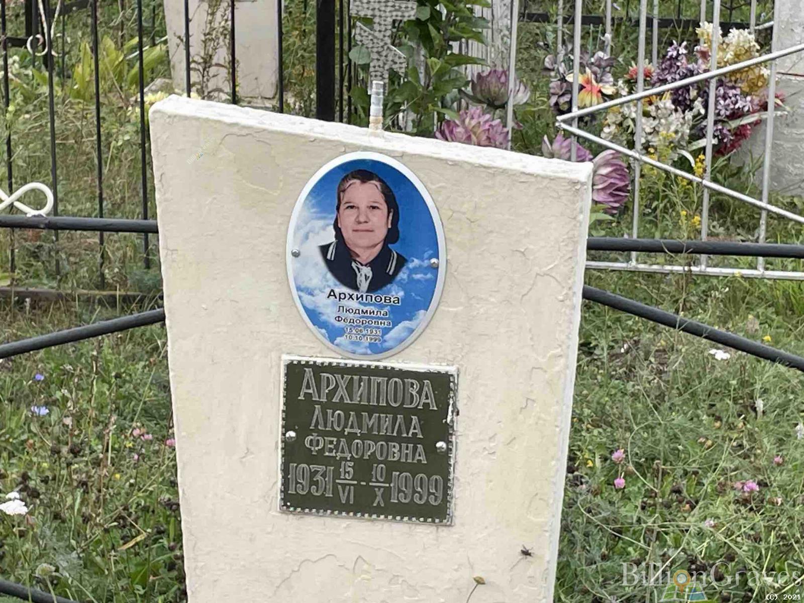 Архипова Людмила Фёдоровна