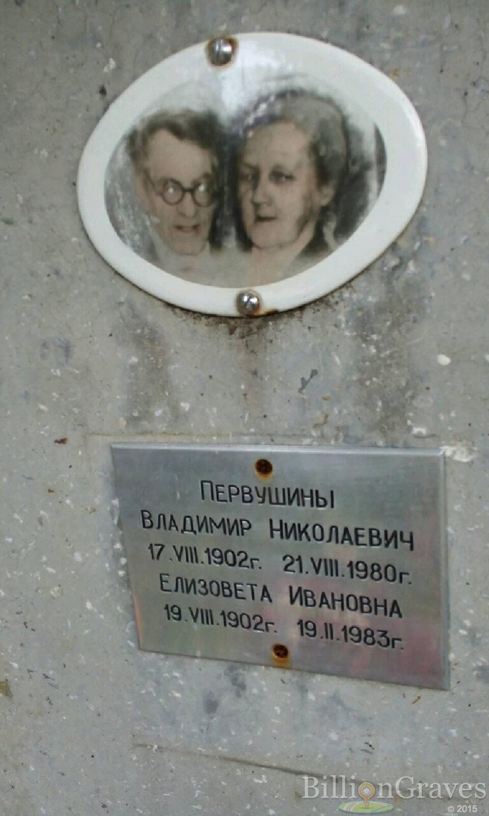первушина елизовета ивановна