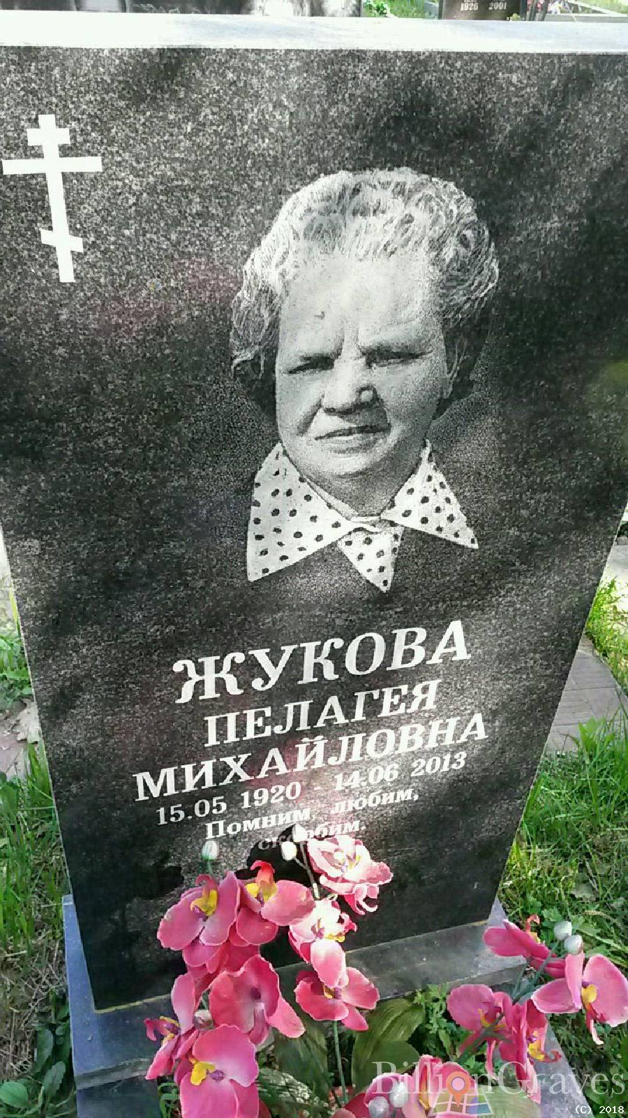 Жукова Пелагея Михайловна