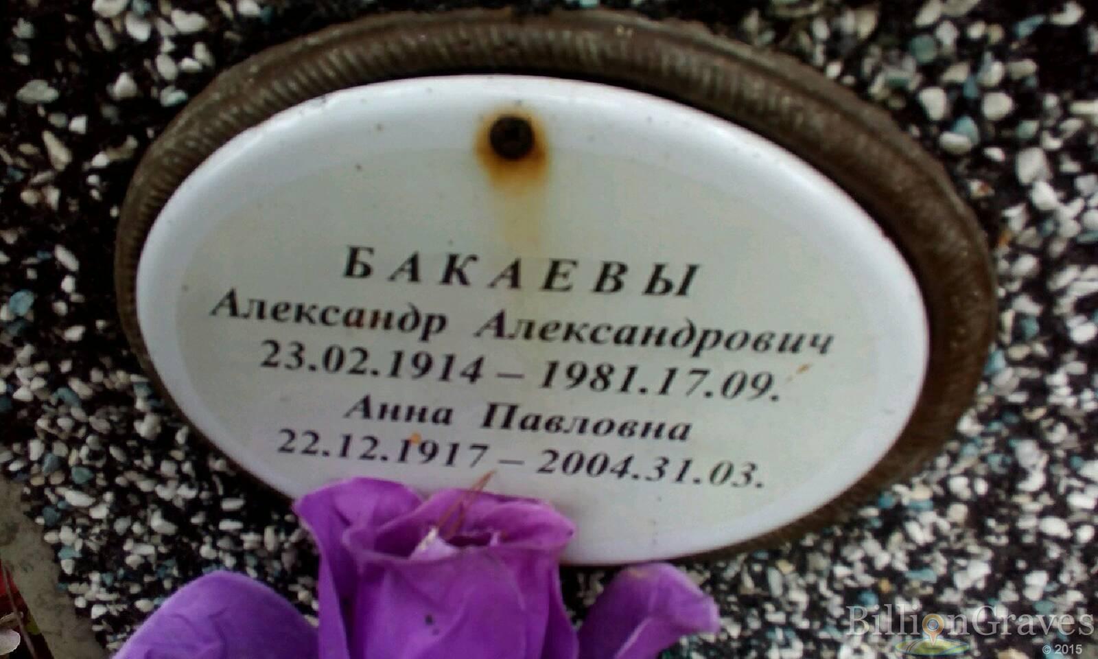 Бакаев Александр Александрович