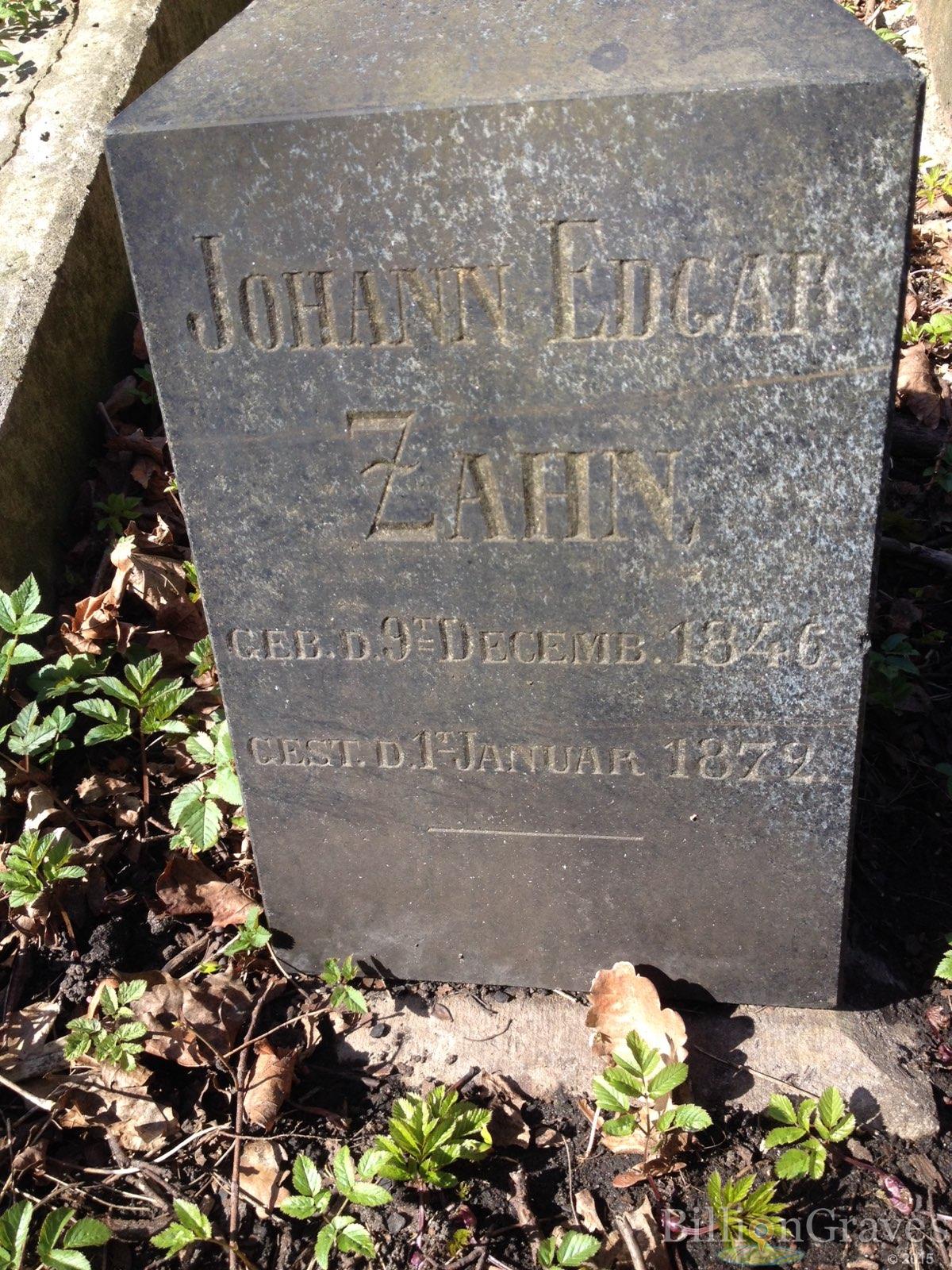 Zahn Johann Edgar