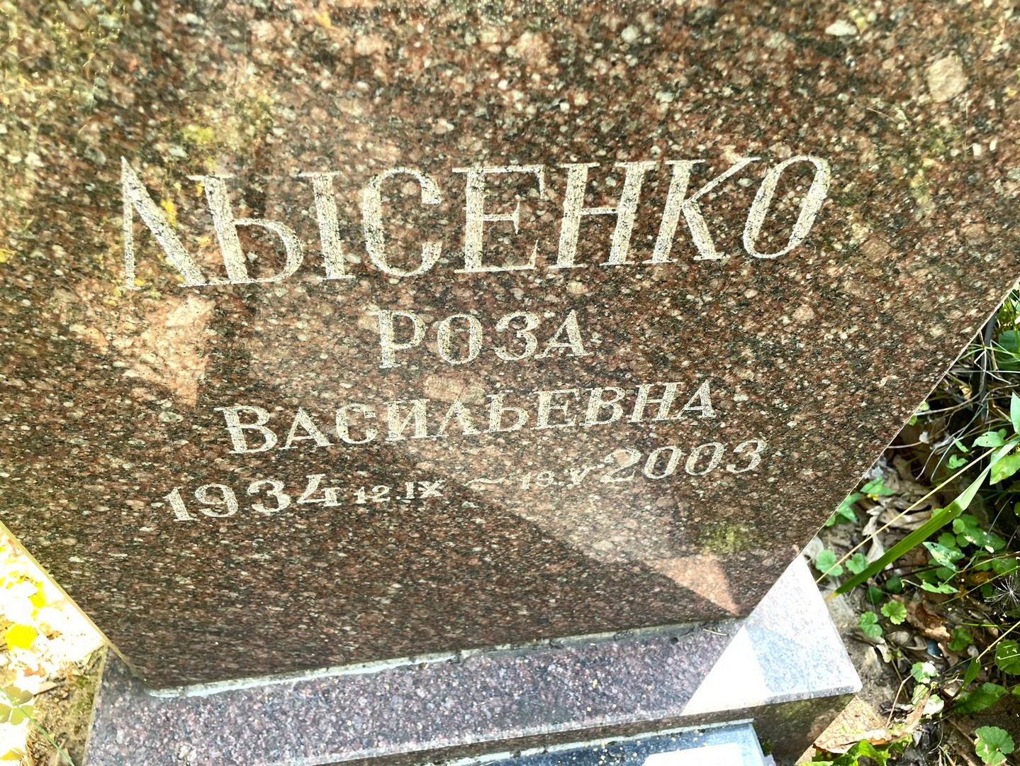Роза Лысенко Васильевна