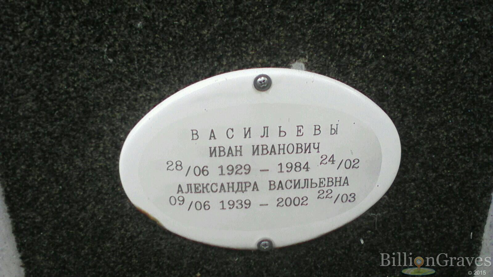 Васильев Иван Иванович
