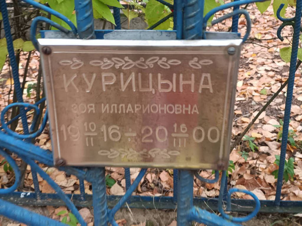 Курицына Зоя Илларионовна