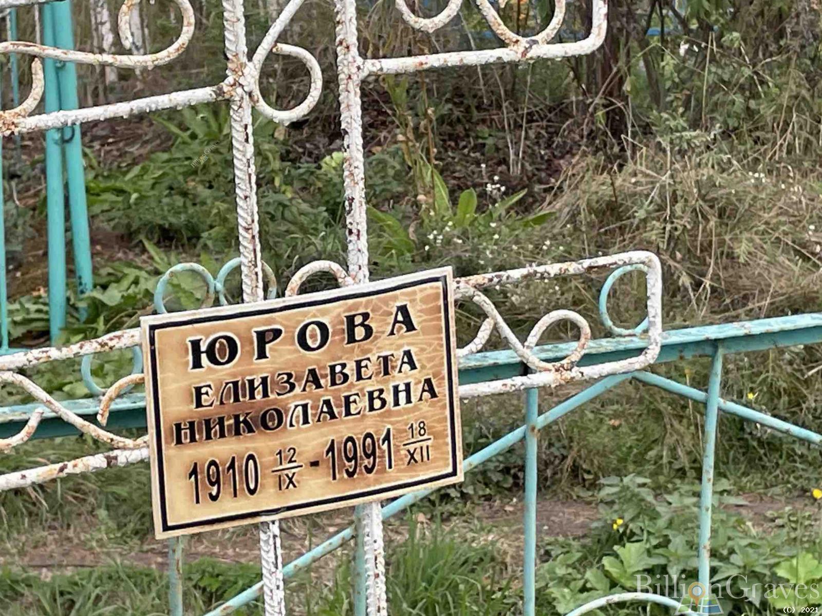 Юрова Елизавета Николаевна