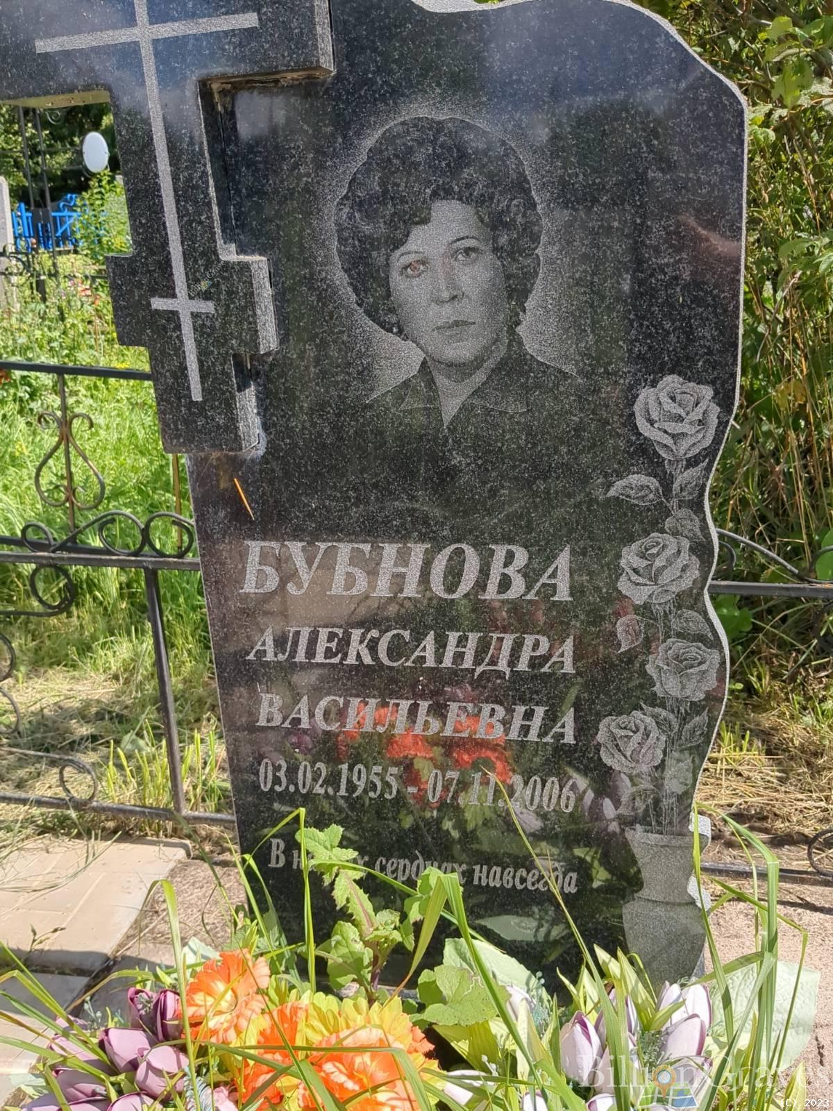 Бубнова Александра Васильевна