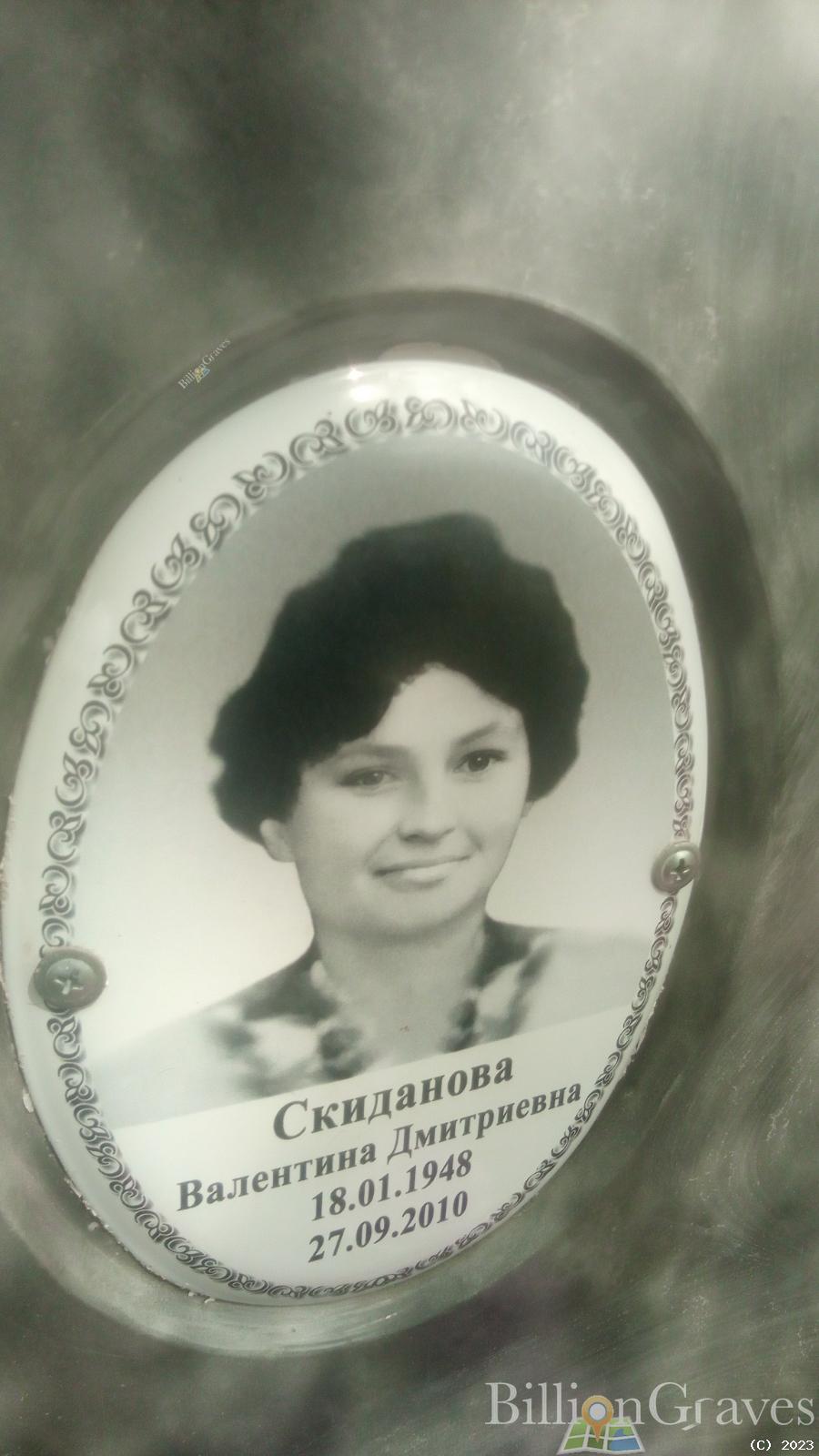Скиданова Валентина Дмитриевна