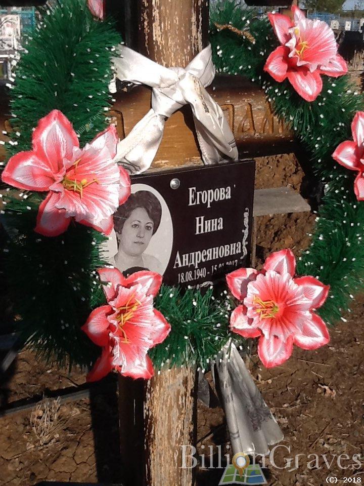 Егорова Нина Андреяновна