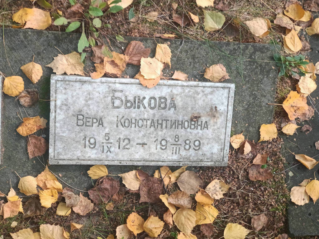 Быкова Вера Константиновна