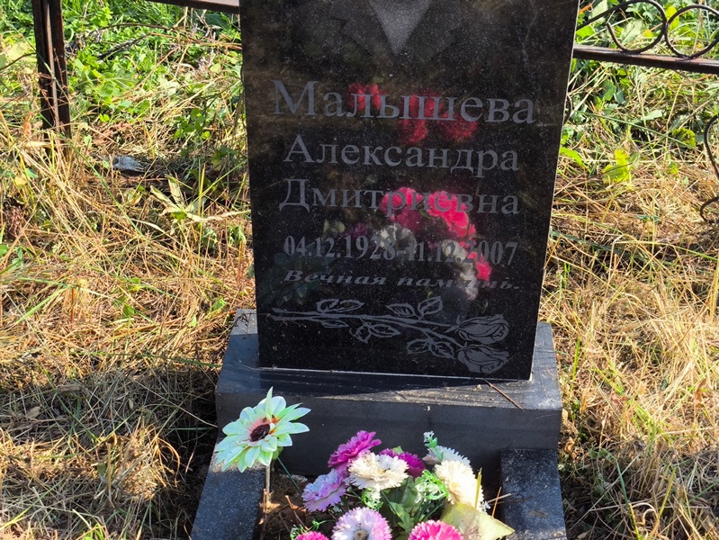 Малышева Александра Дмитриевна