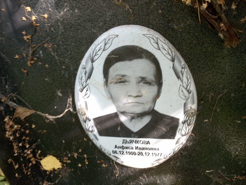 Анфиса Дьячкова Ивановна