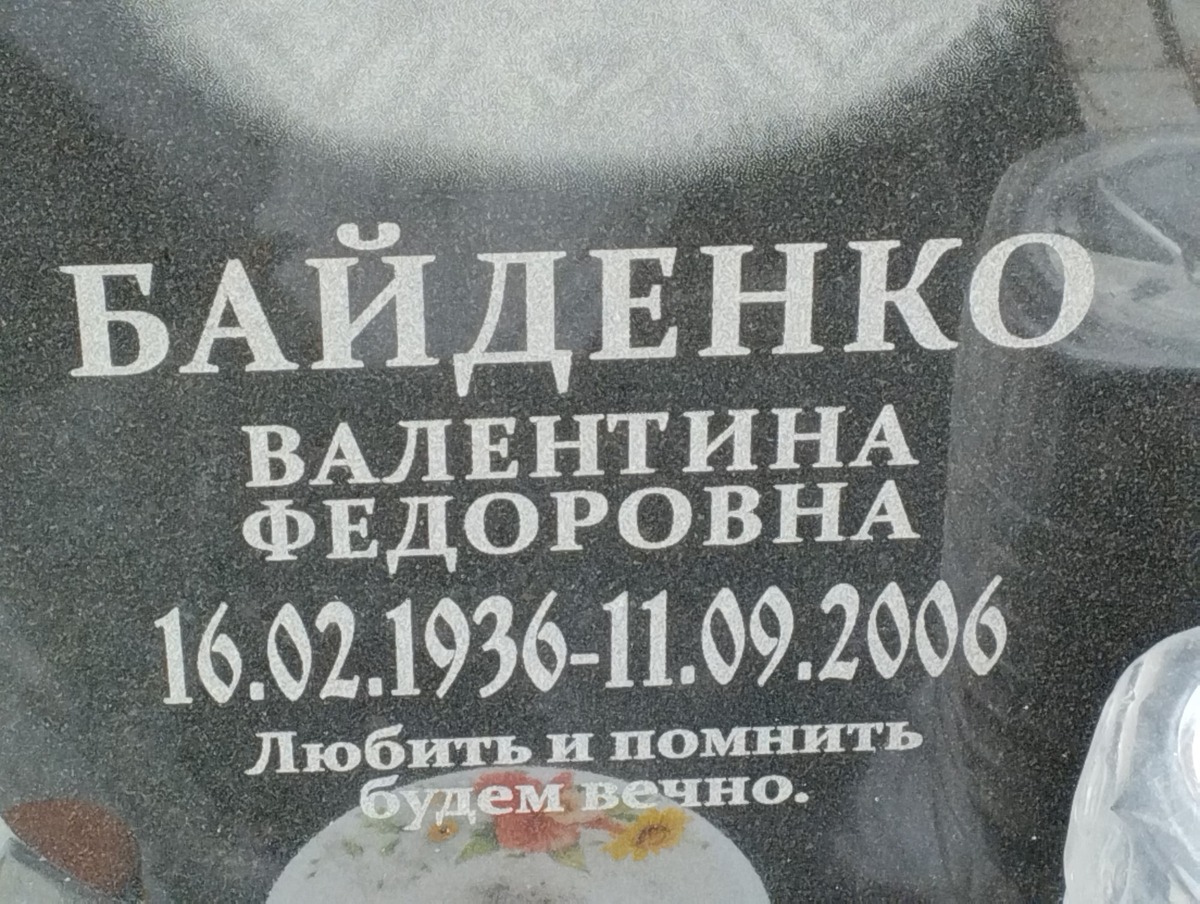 Байденко Валентина Федоровна