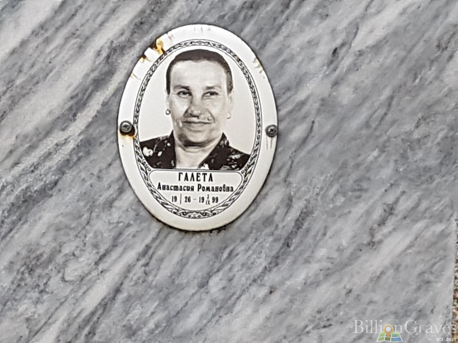 Галета Анастасия Романовна