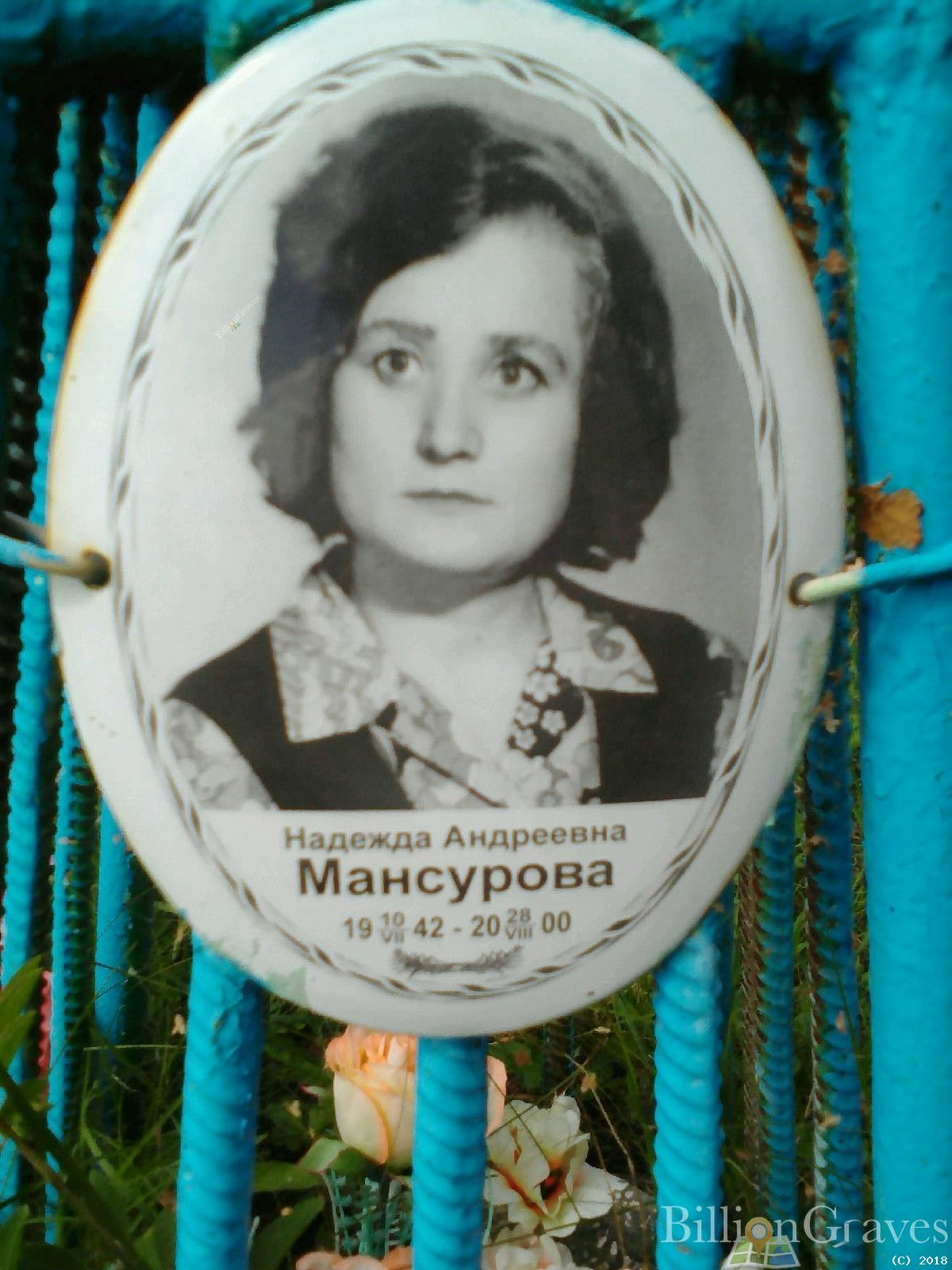 Мансурова Надежда Андреевна