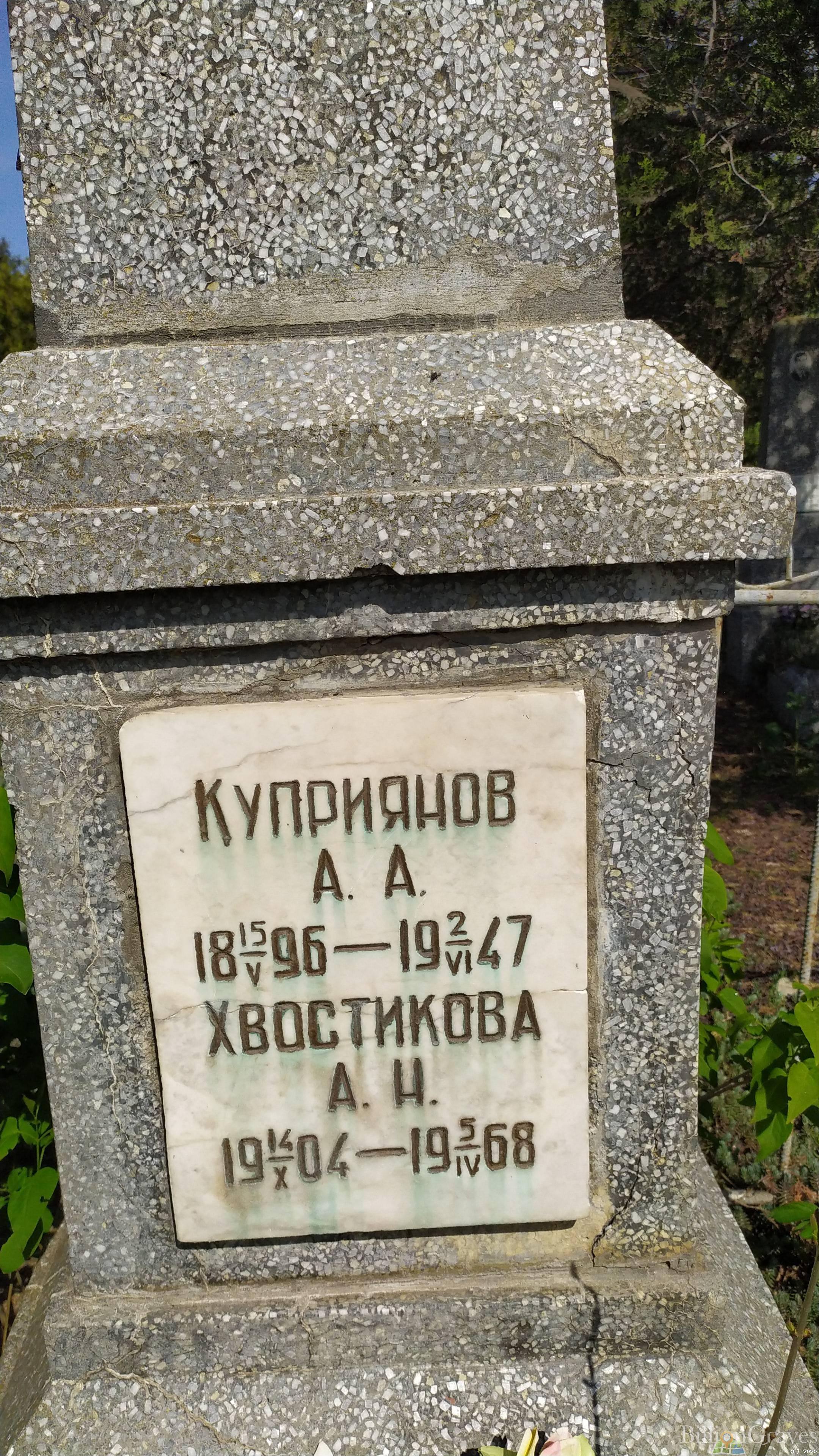 Хвостикова А. Н.