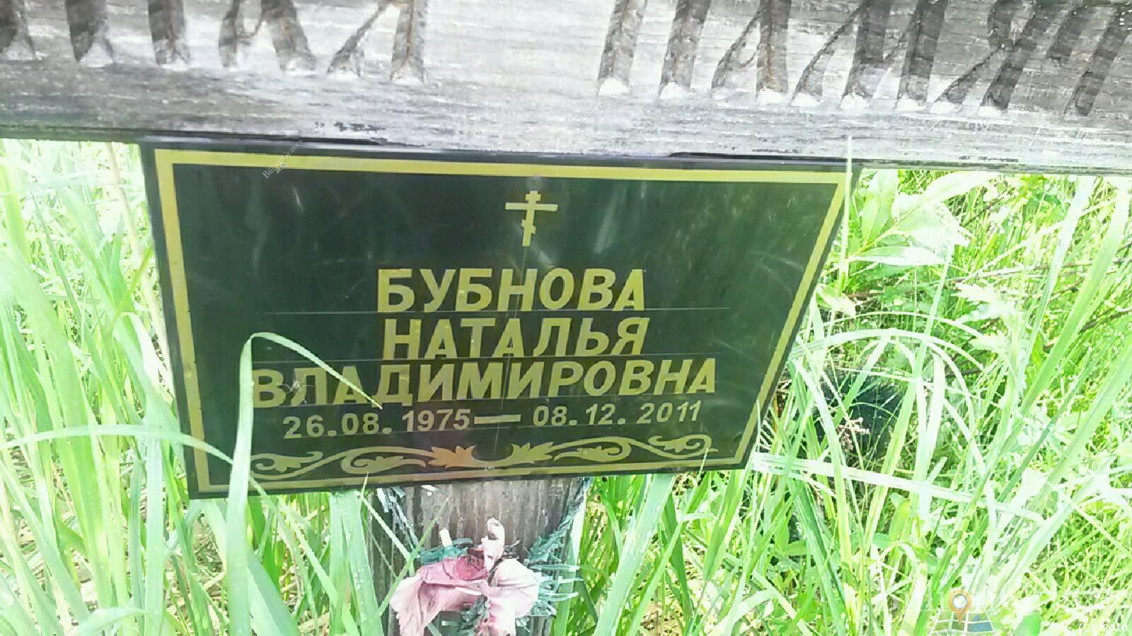 Бубнова Наталья Владимировна
