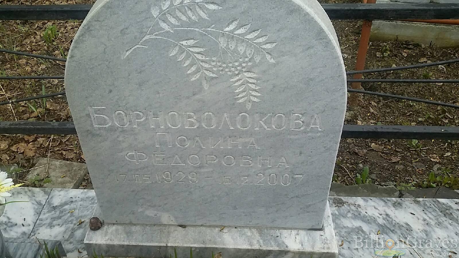 Борноволокова Полина Фёдоровна