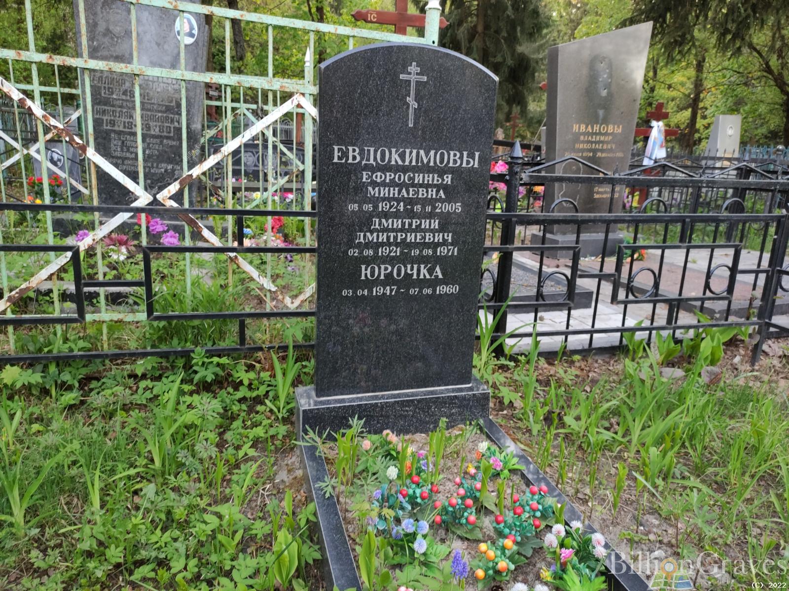 Евдокимова Ефросинья Минаевна