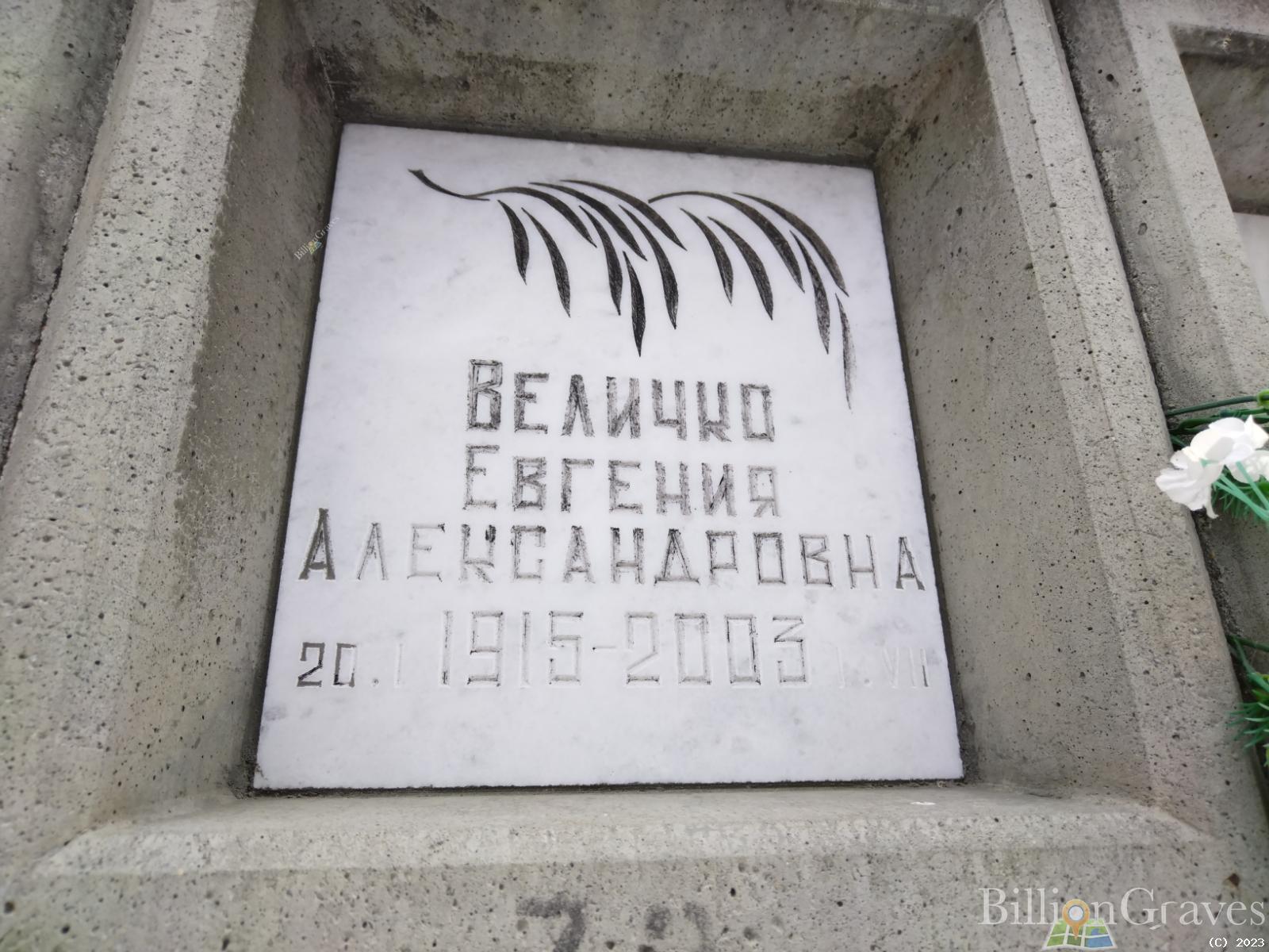 Величко Евгения Александровна